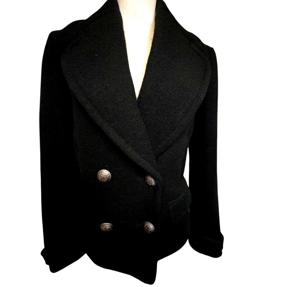 Armani Exchange Black Wool Blazer